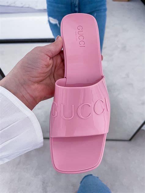 jelly sandals gucci